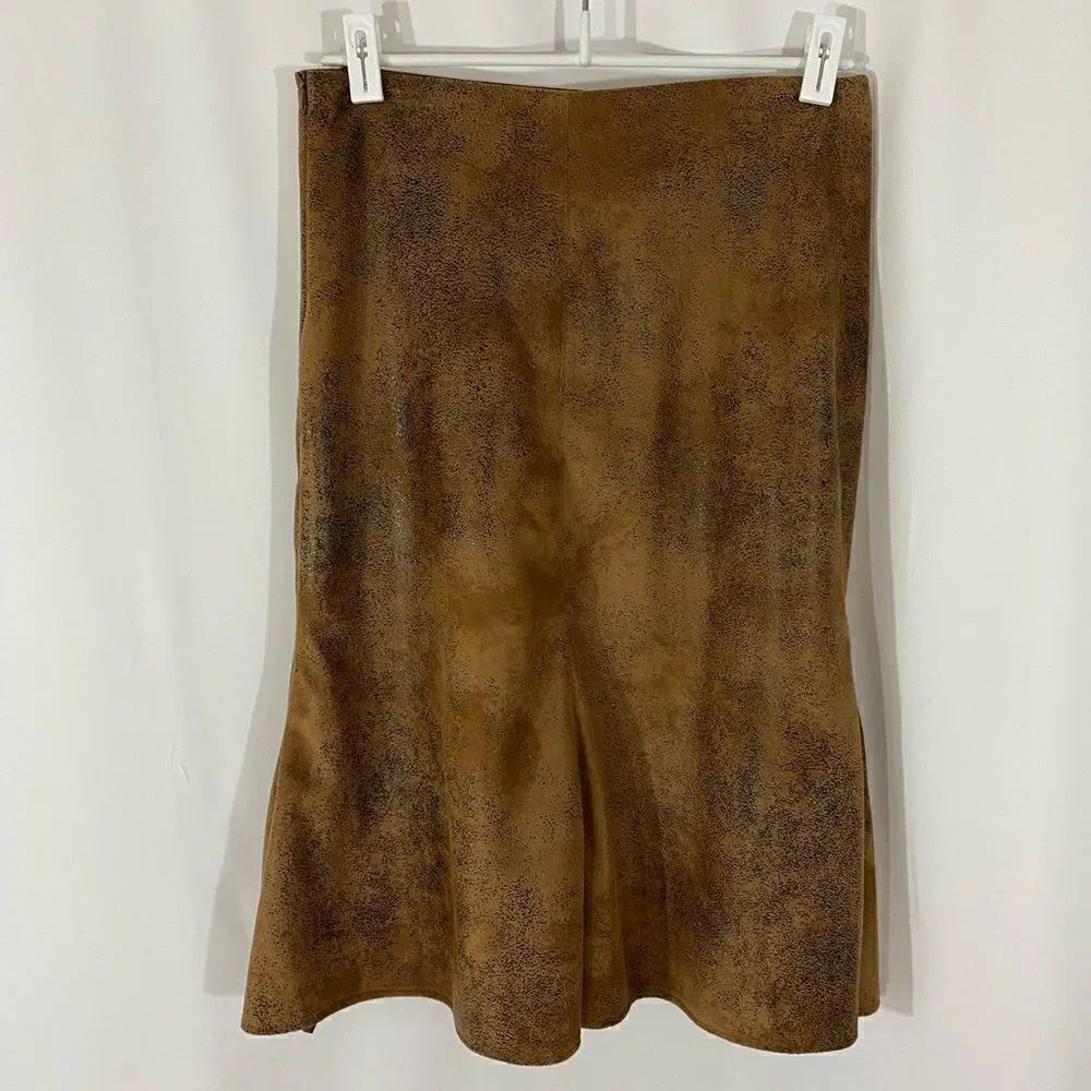 NWT Ranch Wear Faux Leather Skirt